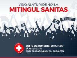 Vino alături de noi la MITINGUL SANITAS!
