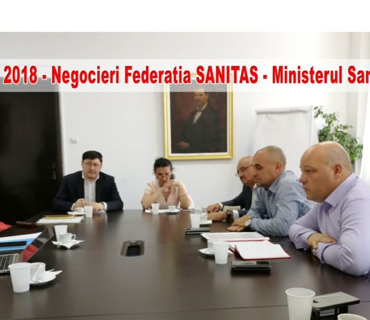 Ministerul Sănătății va prezenta astăzi Premierului României soluții pentru dezamorsarea conflictului declanșat de Federația SANITAS din România