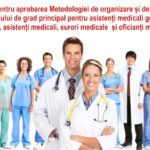 ORDIN pentru aprobarea Metodologiei de organizare și desfășurare a examenului de grad principal pentru asistenți medicali generaliști, moașe, asistenți medicali, surori medicale și oficianți medicali
