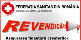 SANITAS cere autorităților: ASIGURAREA FINANŢĂRII CREŞTERILOR SALARIALE PRIN TRANSFER DE LA BUGETUL FONDULUI NAŢIONAL UNIC DE ASIGURĂRI SOCIALE DE SĂNĂTATE (FNUASS)