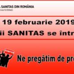 19 februarie 2019 – Consiliul Național SANITAS se întrunește la București