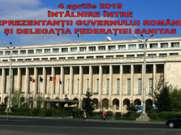 Comunicat: Astăzi, 4 aprilie, reprezentanții Guvernului României s-au întâlnit cu delegația Federației SANITAS din România