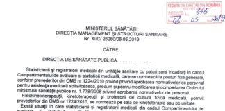 8 mai 2019: Reglementări privind acordarea sporurilor de condiții de muncă pentru statisticieni, registratori medicali, fiziokinetoterapeuți, kinetoterapeuți, profesori de cultură fizică medicală