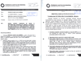 INFORMARE privind întâlnirea dintre Biroul Operativ al Federatiei Sanitas din Romania si doamna Violeta Alexandru – Ministrul Muncii și Justiției Sociale, din data de 03.12.2019