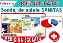 REZULTATELE  SONDAJULUI DE OPINIE privind modul în care sunt respectate drepturile angajaților din medicina preșcolară/școlară/universitară. Partea a II-a