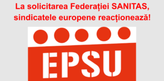 Scrisoarea European Public Services Union (EPSU) adresată premierului României