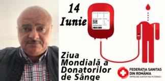 Mesajul preşedintelui Federației Sanitas, domnul Leonard Bărăscu, cu prilejul zilei internaționale a donatorului de sânge