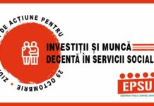 Inițiativă sindicală internațională: 29 octombrie 2021 – „Investiții și muncă decentă în servicii sociale”