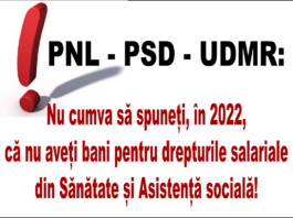 SANITAS solicită partidelor din noua coaliție guvernamentală să respecte Legea 153/2017