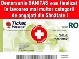 A intrat în vigoare Ordonanța prin care sunt finanțate de la bugetul de stat voucherele de vacanță pentru mai multe categorii de angajați din Sănătate