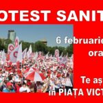 6-8 februarie 2023, acțiuni de protest SANITAS în București