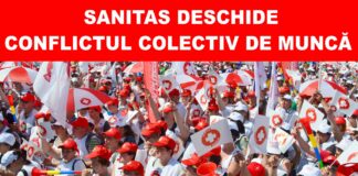 SANITAS: Deschidem conflictul colectiv de muncă!