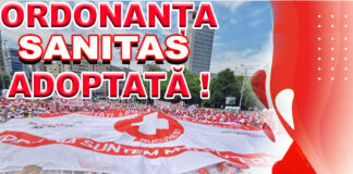 Ordonanța SANITAS a fost adoptată!