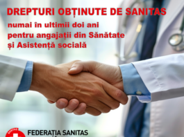 Sanitas a obținut, numai în ultimii doi ani, pentru angajații din Sănătate și Asistență socială: