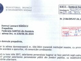 Opinia SANITAS a fost confirmată de Ministerul Muncii!