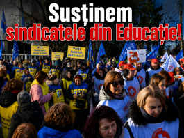 SANITAS susține revendicările F.S.E. „Spiru Haret” și ale celorlalte federații sindicale din învățământ care protestează astăzi în fața Guvernului
