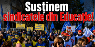 SANITAS susține revendicările F.S.E. „Spiru Haret” și ale celorlalte federații sindicale din învățământ care protestează astăzi în fața Guvernului