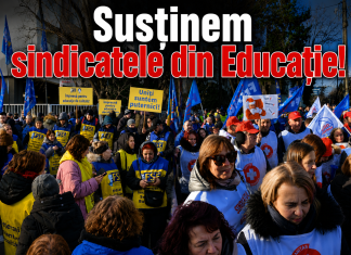 SANITAS susține revendicările F.S.E. „Spiru Haret” și ale celorlalte federații sindicale din învățământ care protestează astăzi în fața Guvernului