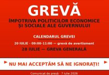 SANITAS decide: Grevă împotriva politicilor economice și sociale ale Guvernului