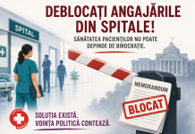 Deblocați angajările în spitale!