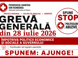 Federația SANITAS: Greva generală continuă!