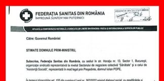 SANITAS notifică Guvernul: GREVĂ!