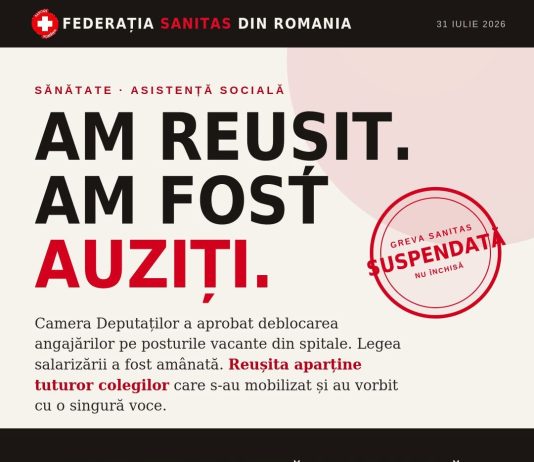 Greva generală NU SE TERMINĂ! SE SUSPENDĂ!