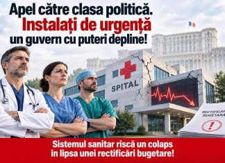 APEL către clasa politică!