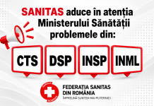 Comunicat de presă: Consiliul Național SANITAS solicită o întâlnire de urgență cu ministrul Sănătății